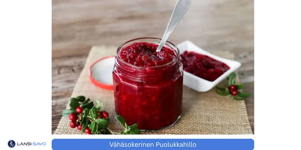 Vähäsokerinen puolukkahillo